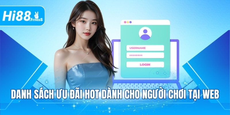 Danh sách ưu đãi hot dành cho người chơi tại web